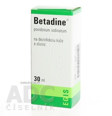 Betadine dezinfekčný roztok 100 mg/ml